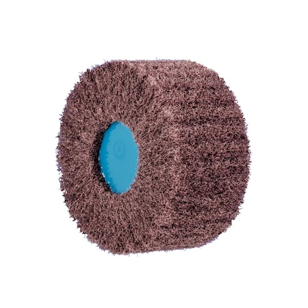 Pferd 4" x 2" POLINOX Non-Woven Finishing Drum - 5/8-11 Thread, PNL Type -A/O 100 Grit 43188